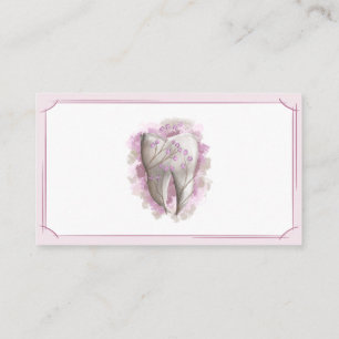 Tarjeta De Visita Atención Dental. Dentista/Asistente dental. Planti