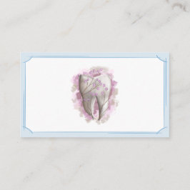 Tarjeta De Visita Atención Dental. Dentista/Asistente dental. Planti