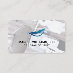 Tarjeta De Visita Atención Médica   Oficina de Dentista   Logo de So