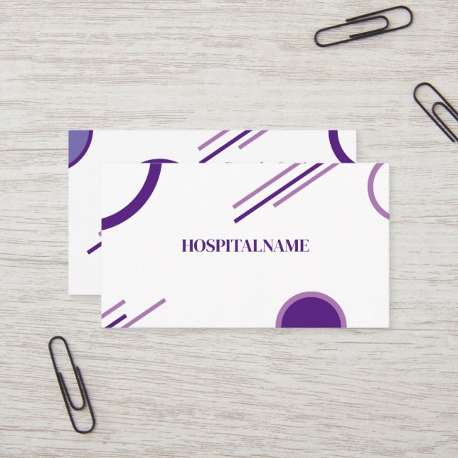 Tarjeta De Visita Atención médica para médicos (Anverso/Reverso In Situ)