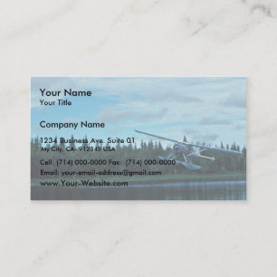 Tarjeta De Visita Aterrizaje de Floatplane