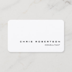 Tarjeta De Visita Atractivo blanco y negro Encantador moderno