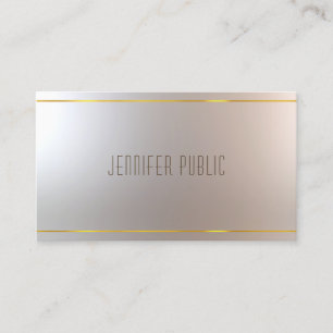 Tarjeta De Visita Atractivo Diseño Moderno Profesional Glamour