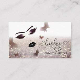 Tarjeta De Visita Atractivo y atractivo rostro moderno de chica