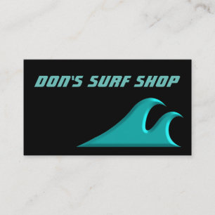 Tarjeta De Visita Atrapar una ola de surf Guay