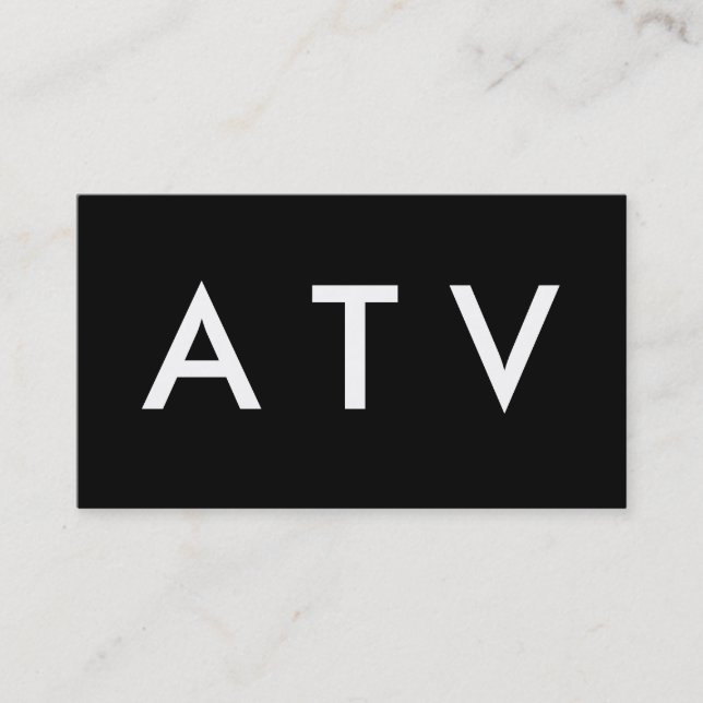 TARJETA DE VISITA ATV (Anverso)