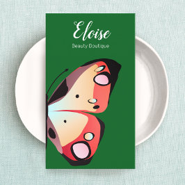 Tarjeta De Visita Audaz y bella mariposa