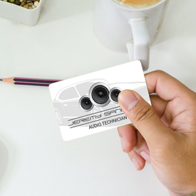 Tarjeta De Visita Audio de coche | Oradores (Subido por el creador)