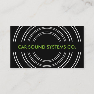 Tarjeta De Visita Audio para Autos y Alarmas