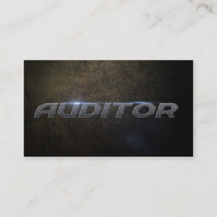 Tarjeta De Visita Auditor Business Card