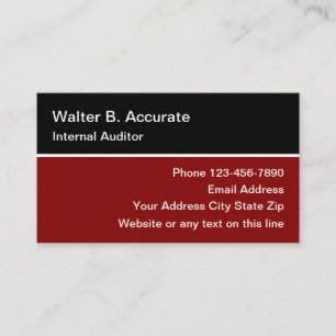 Tarjeta De Visita Auditor Interno