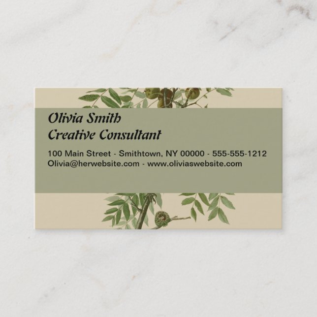 Tarjeta De Visita Audubon American Crow Black Bird (Anverso)