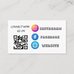 Tarjeta De Visita "Aumente su conectividad social con nuestro C digi