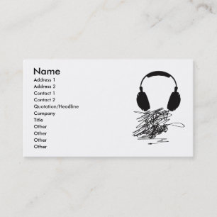 Tarjeta De Visita Auriculares