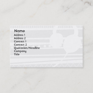 Tarjeta De Visita Auriculares - negocio