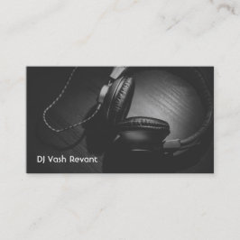 Tarjeta De Visita Auriculares profesionales de DJ