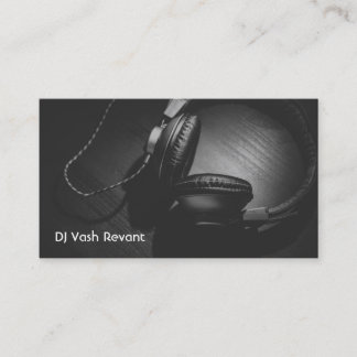 Tarjeta De Visita Auriculares profesionales de DJ