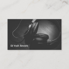 Tarjeta De Visita Auriculares profesionales de DJ