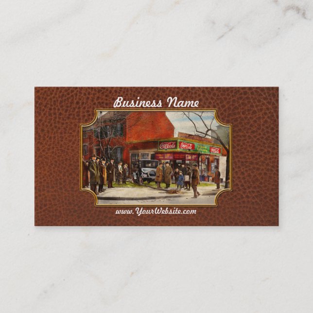 Tarjeta De Visita Auto - Accidente - Buscando el número uno 1921 (Anverso)