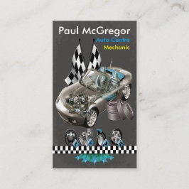 Tarjeta De Visita Auto Centre / Mechanic Business Card