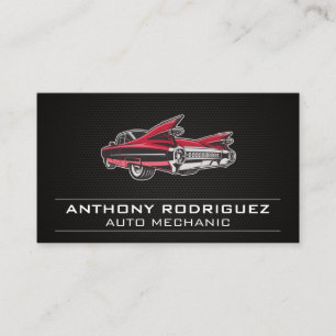 Tarjeta De Visita Auto clásico de vintage