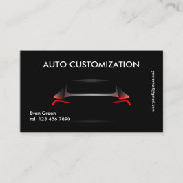Tarjeta De Visita Auto de personalización automática