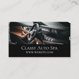 Tarjeta De Visita Auto Detailing Car Service Dealer