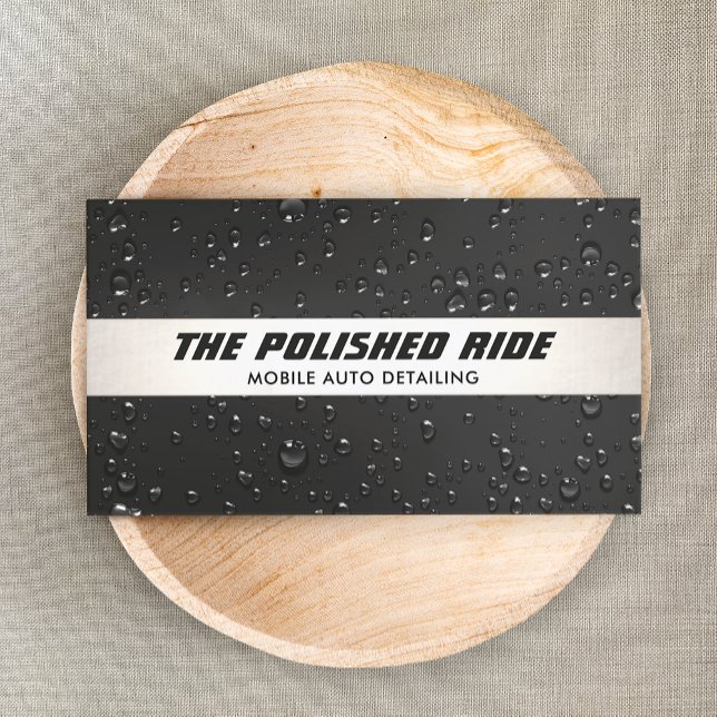 Tarjeta De Visita Auto Detailing Profesional Lavar Coches (Subido por el creador)