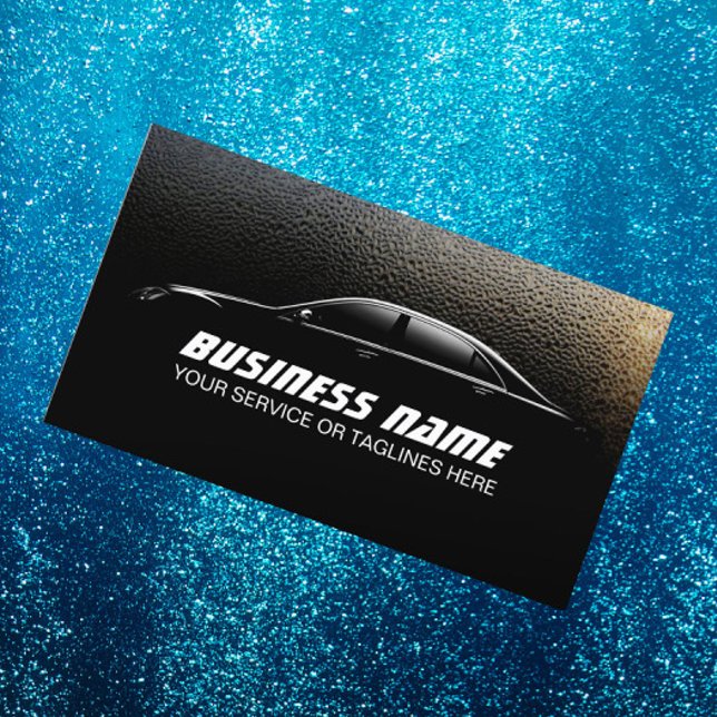Tarjeta De Visita Auto Detailing Water Drots Professional Car (Subido por el creador)