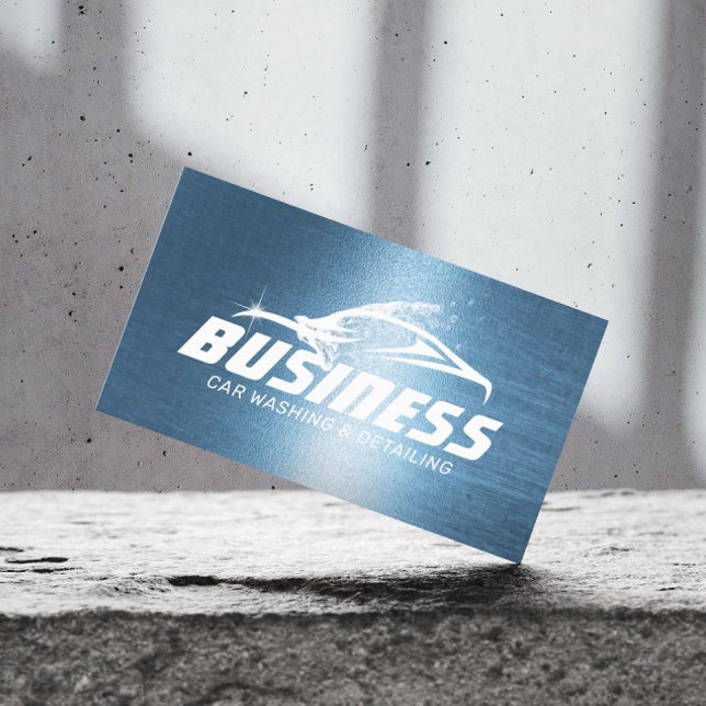 Tarjeta De Visita Auto Detener el lavado de coches Automotive Royal  (Subido por el creador)