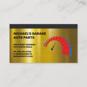 Tarjeta De Visita Autobody   Auto Después De Las Partes De Mercado