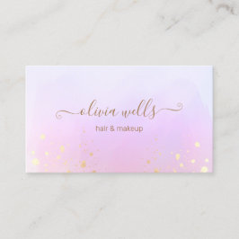 Tarjeta De Visita Autobús acuático con guion rosado con guión de pla