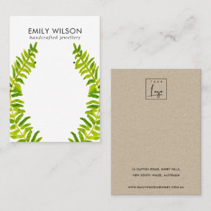 TARJETA DE VISITA AUTOBÚS DE VISUALIZACIÓN DE LA FAUNA TROPICAL VE