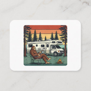 Tarjeta De Visita Autocaravana de Camping Vintage Aventura Bigfoot