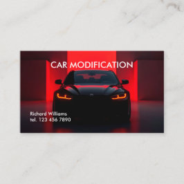 Tarjeta De Visita Automático de modificación de coches