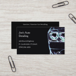 Tarjeta De Visita Automoción de los faros de los automóviles de los 