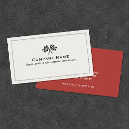 Tarjeta De Visita Automoción de marca de verificación