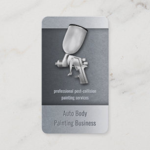 Tarjeta De Visita Automotive Painting Business   Profesional