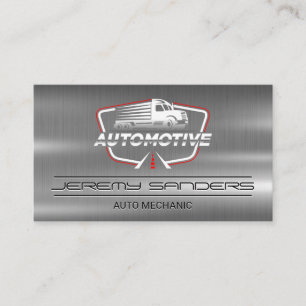 Tarjeta De Visita Automotivo   Mecánica   METALIZADO