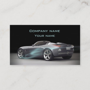 Tarjeta de visita automotriz elegante