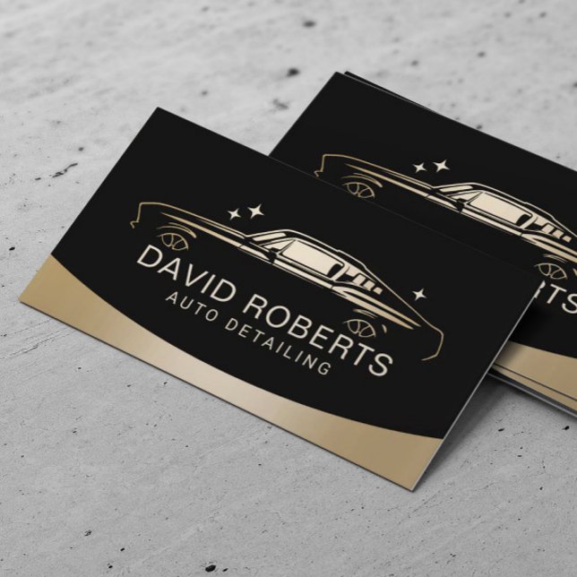 Tarjeta De Visita Automóvil de lavado de autos de automoción de desa (Subido por el creador)