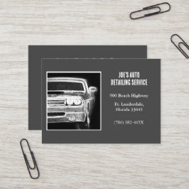 Tarjeta De Visita Automóvil Gris 2013 Muscle Car americano