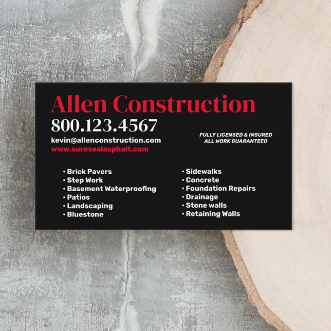 Tarjeta De Visita Autopista de ladrillos y patios (Subido por el creador)