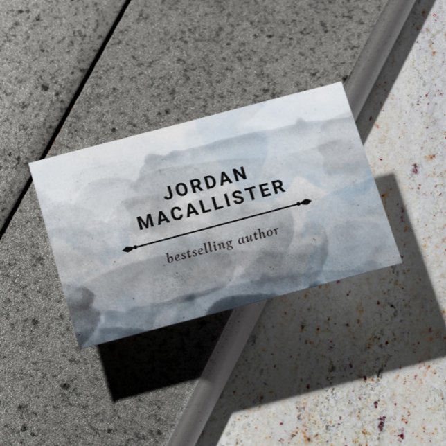 Tarjeta De Visita Autor de acuarela humeante (Subido por el creador)