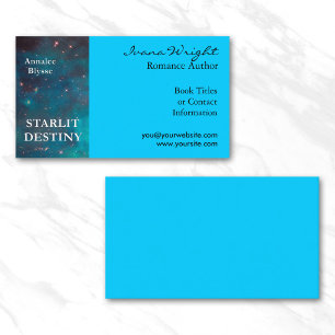 Tarjeta De Visita Autor de la cubierta del libro Aqua