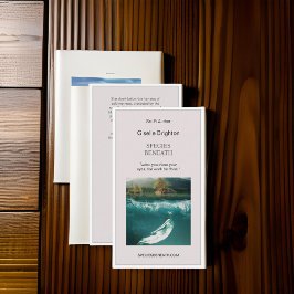 Tarjeta De Visita Autor de tazas simple promocional