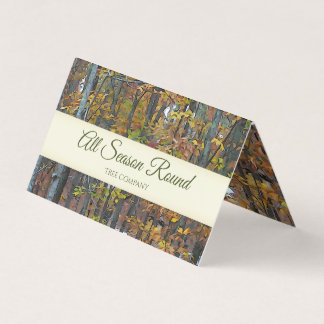 Tarjeta De Visita Autumn Tree Business Card