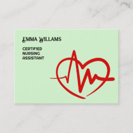 Tarjeta De Visita Auxiliar de Enfermería CNA