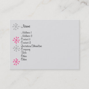 Tarjeta De Visita Auxiliar personal