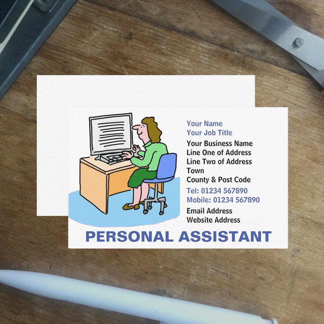 Tarjeta De Visita Auxiliar personal (Subido por el creador)